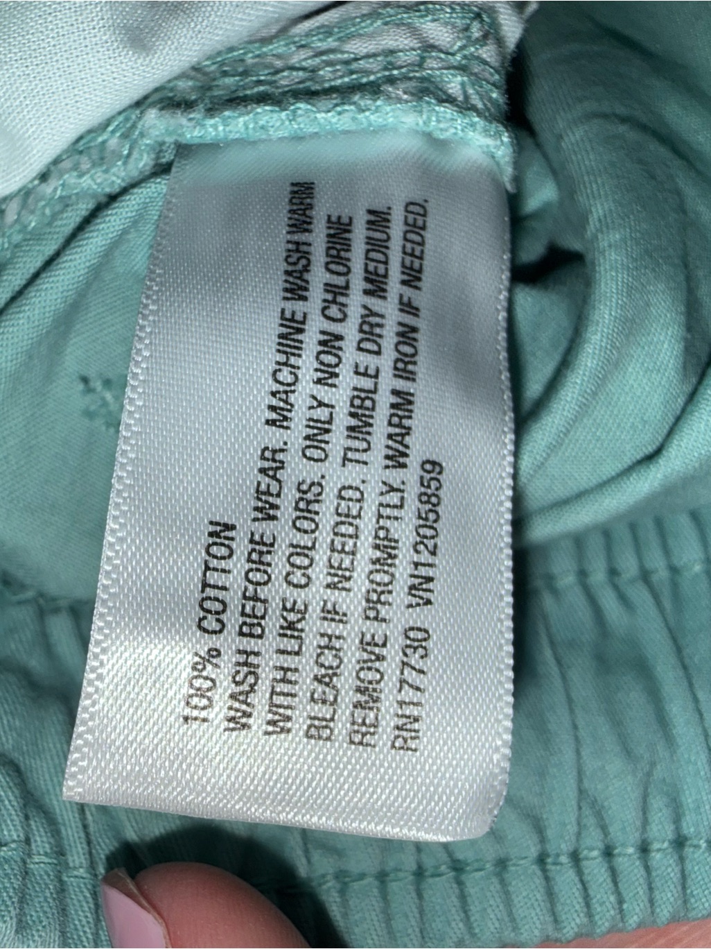 Cat & Jack Men's Teal Pull-On Flat Front Shorts — image 3 of 4